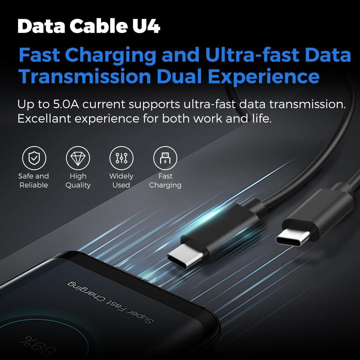 【U1-U4】MIRO Data Cables – Fast Charging for Apple & Type-C Devices, MFi & Smart Chip Protection – Home, Office, Travel Convenience, Quick Power, Ideal Gift for Students, Tech Enthusiasts & Office Workers
