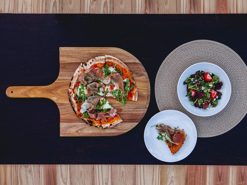 Acacia Pizza Peel Serving Paddle, (Acacia Wood)