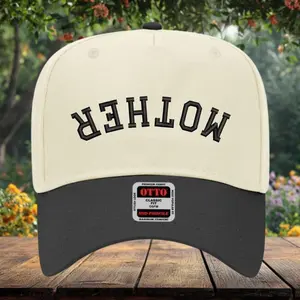 Upside Down "MOTHER" Embroidered Trucker Hat - Novelty Mom Gift