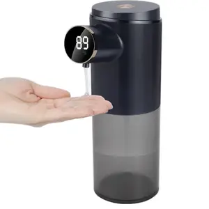 Automatic Foaming Soap Dispenser with Digital Display, USB Rechargeable, Touchless Infrared Sensor, 3 Adjustable Soap Levels
