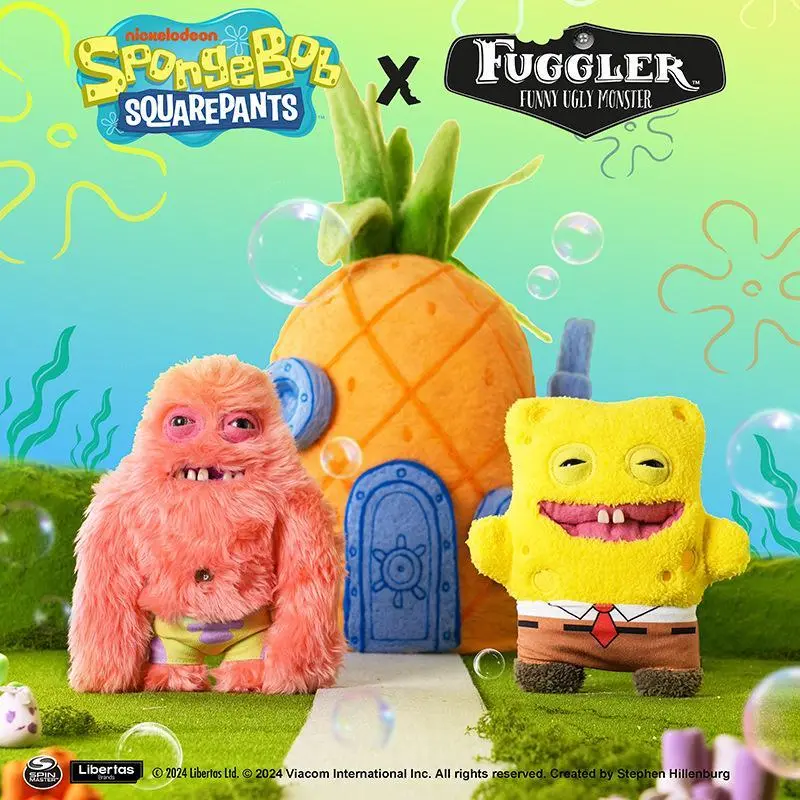 FuOriginal Fuggler 22cm Official Collab Plush, Toothy Ugly-Cute Tooth Monster, Adorable Collectible Toy, Stuffed Animal