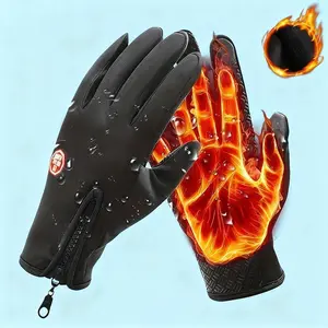 Outdoor Winter Gloves, Touchscreen andWindproof Full-Finger Gloves for Sports, Travel,and Daily Activities