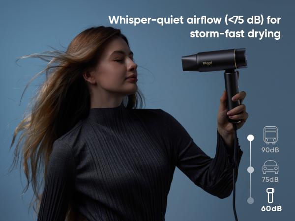Bluvol T10 Apex Foldable Pocket Hair Dryer Ionic Kid-Safe Lightweight Portable High Speed Travel Dryer with Concentrator for Gym & Home Essentials Bluvol T10 Apex Foldable Pocket Hair Dryer Ionic Kid-Safe Lightweight Portable High Speed Travel Dryer with Concentrator for Gym & Home Essentials