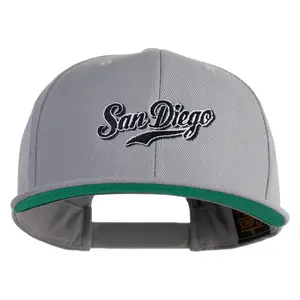 Baseball San Diego Embroidered Wool Blend Prostyle Snapback Cap