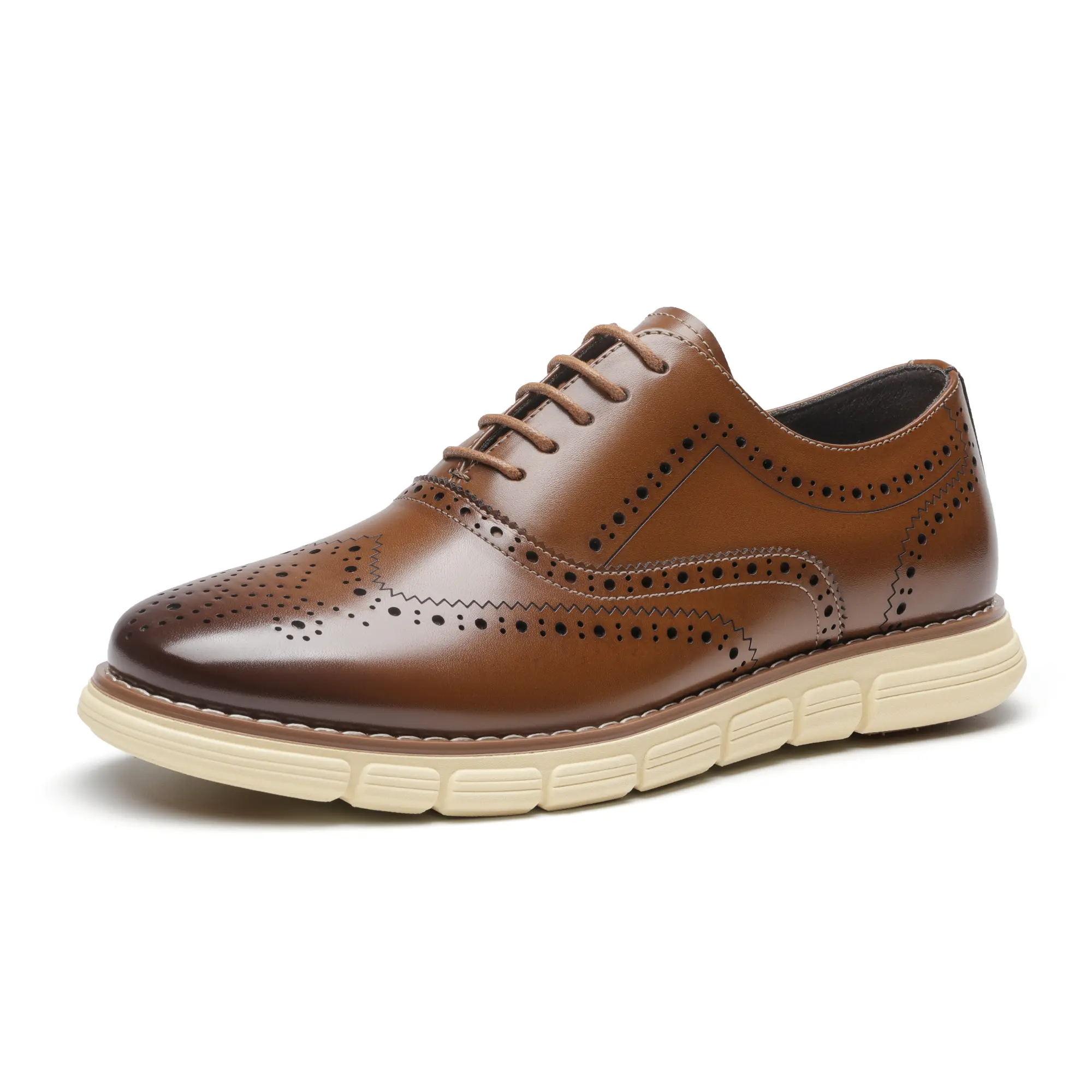 【BRUNO MARC Anniversary】 Men's Business Casual Dress Sneakers, PU Leather Round Toe Oxfords with Arch Support, Lightweight Walking Shoes, Shoe tiktokshopbacktoschool, Casual Business Shoes,shoes for back to school,back to school shoes