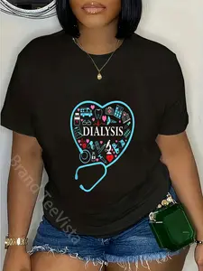 100% Cotton Dialysis Technician Nephrology Tech T-Shirt