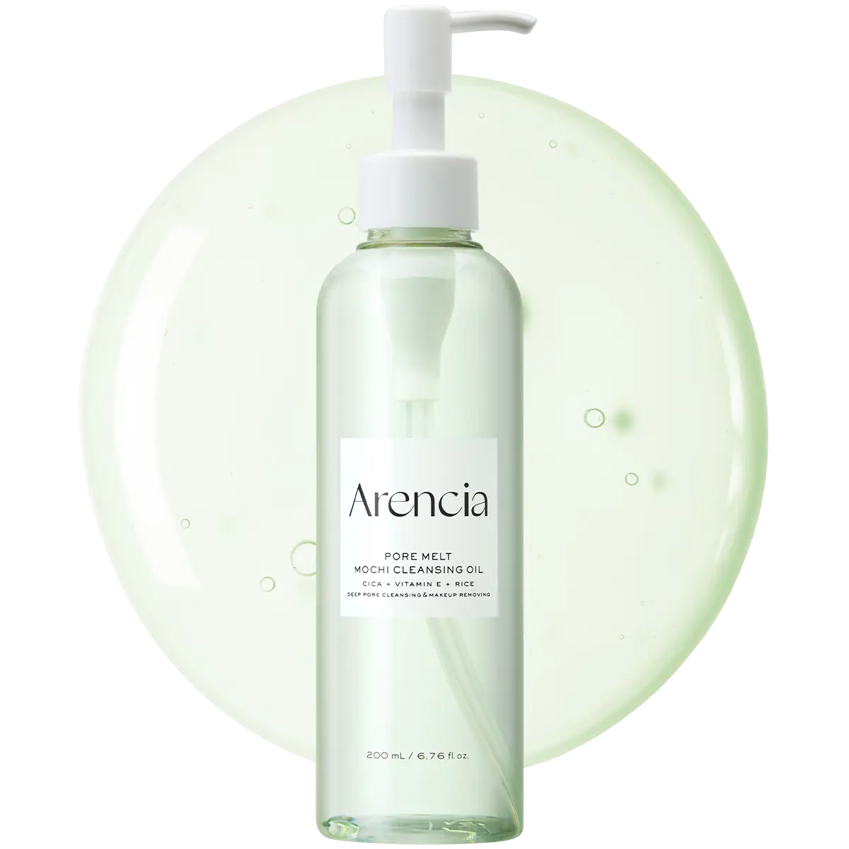 Pore Melt Mochi  Makeup-Removing Cleansing Oil, Non-Comedogenic, Sensitive Skin, Rice Amino Acids HD, Vitamin E, Cica, & Ceramide, 6.76 fl oz