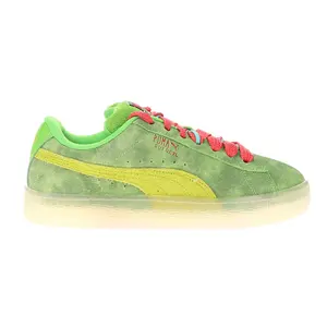 PUMA Mens X Ghostbusters Suede Xl Slimer Lace Up Sneakers Shoes Casual - Green