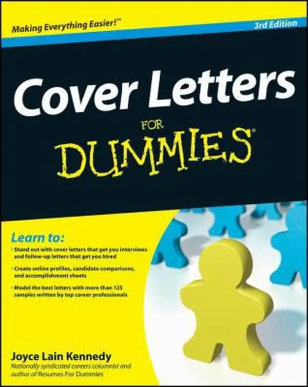 USED-Cover Letters for Dummies by Joyce Lain Kennedy (Paperback)