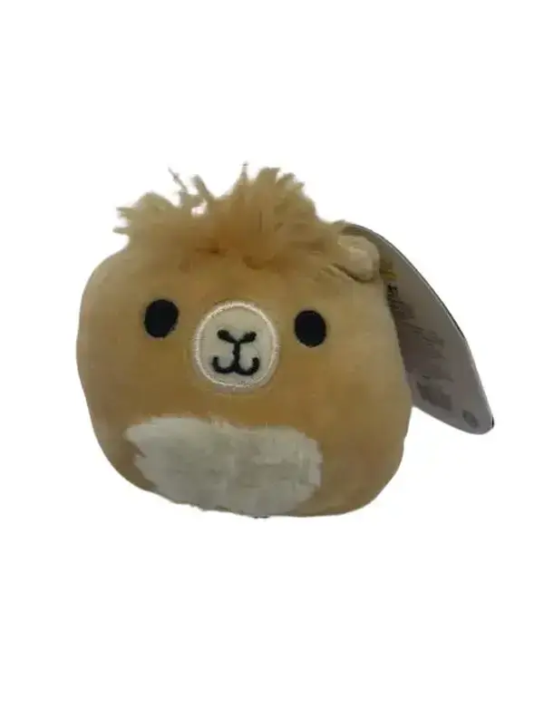Official Kellytoy Squishmallows Rahima the Camel 3.5" Clip on Stuffed Plush