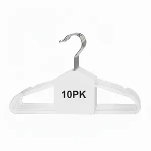Clear Kids Hangers- 10-Pack