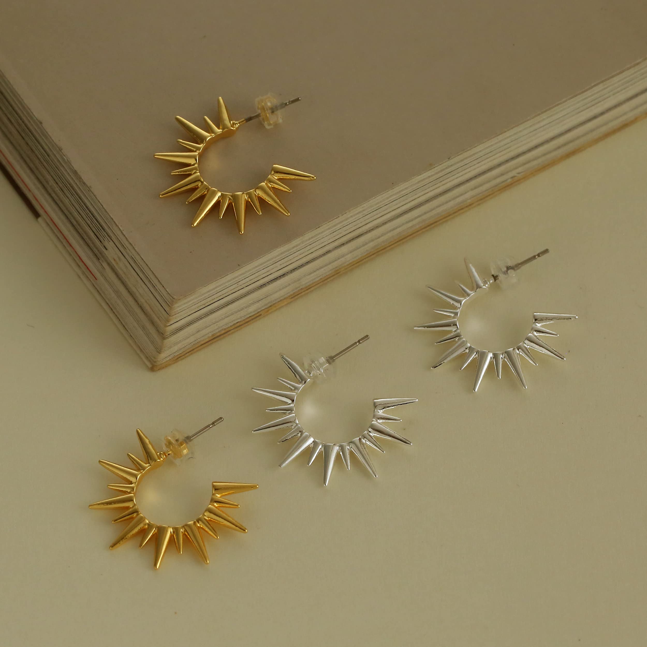 VENOCO Sunflower Earrings for women,Dainty Sunflower Earrings for Women Girls Gifts