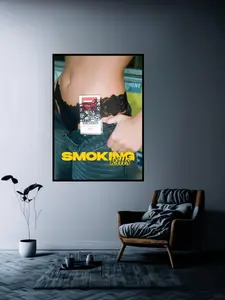Marlboro Poster | Vintage Poster | Smoking Kills | 90s Y2K | Retro Art | Cigarette Poster | Edgy Decor | Cool Girl Aesthetic | Sexy Art