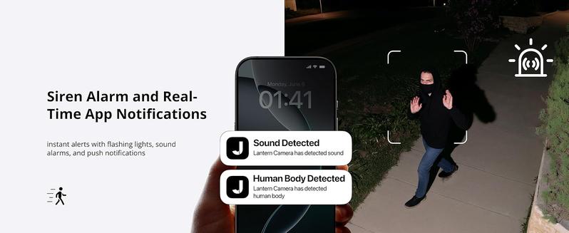 Outdoor Porch Light Camera, 4K Wi-Fi Security Cam with AI Human Detection, Pan & Tilt, Dusk to Dawn, 2-Way Audio, Cloud/SD Storage, Wall Lantern Sconce Camera for Porch, Garage, Patio, Doorway