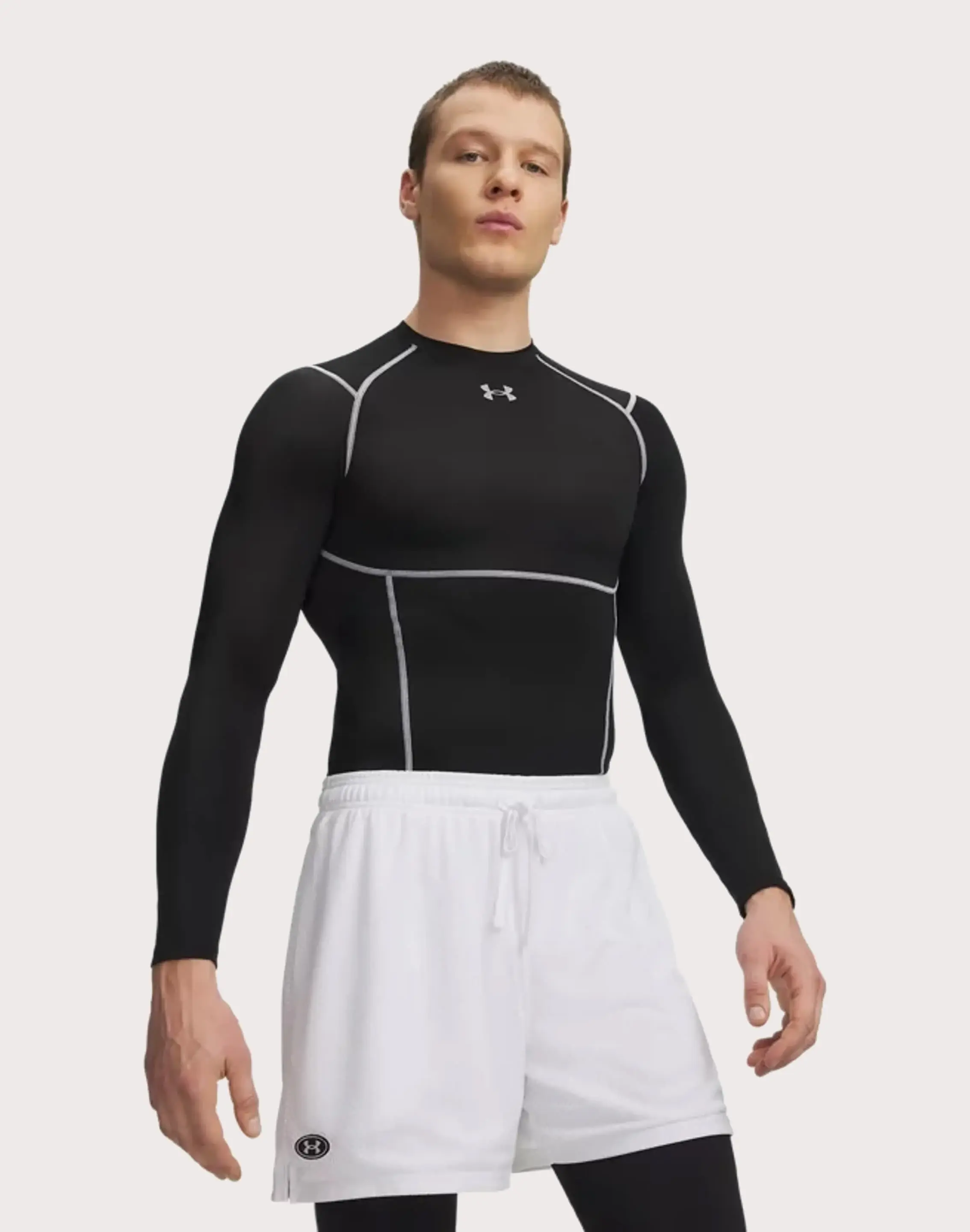 Mens Under Armour HeatGear Elite Compression Long-Sleeve Tee
