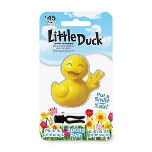 Stoner Car Care Little Duck Air Freshener Spring Rain Compact Design Long Lasting Fresh Scent Up to 45 Days Safe Non Toxic