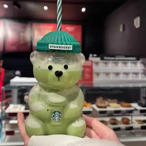 Starbuck Bear Cup Limited Edition - Glass Bear Cup