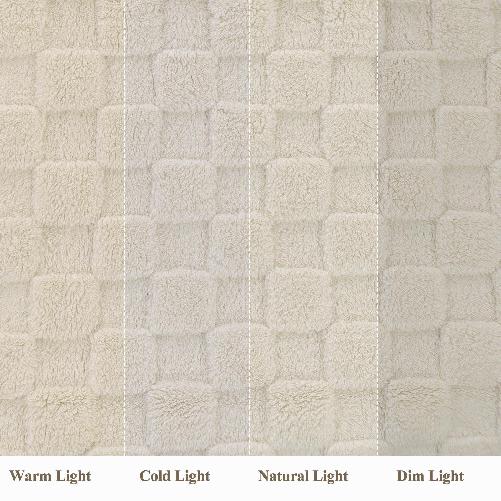 LOKHOM Ultra Soft Plush Fleece Blanket for Couch Fluffy Cozy Cable Jacquard Tufted Thick Warm Blankets for Winter Women Gift Ultra Soft Traditional