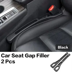 2PCS Car Seat Gap Filler Between Seats Console Organizer Seat Crevice Storage Box Bag Decoration Interior Auto Accessories