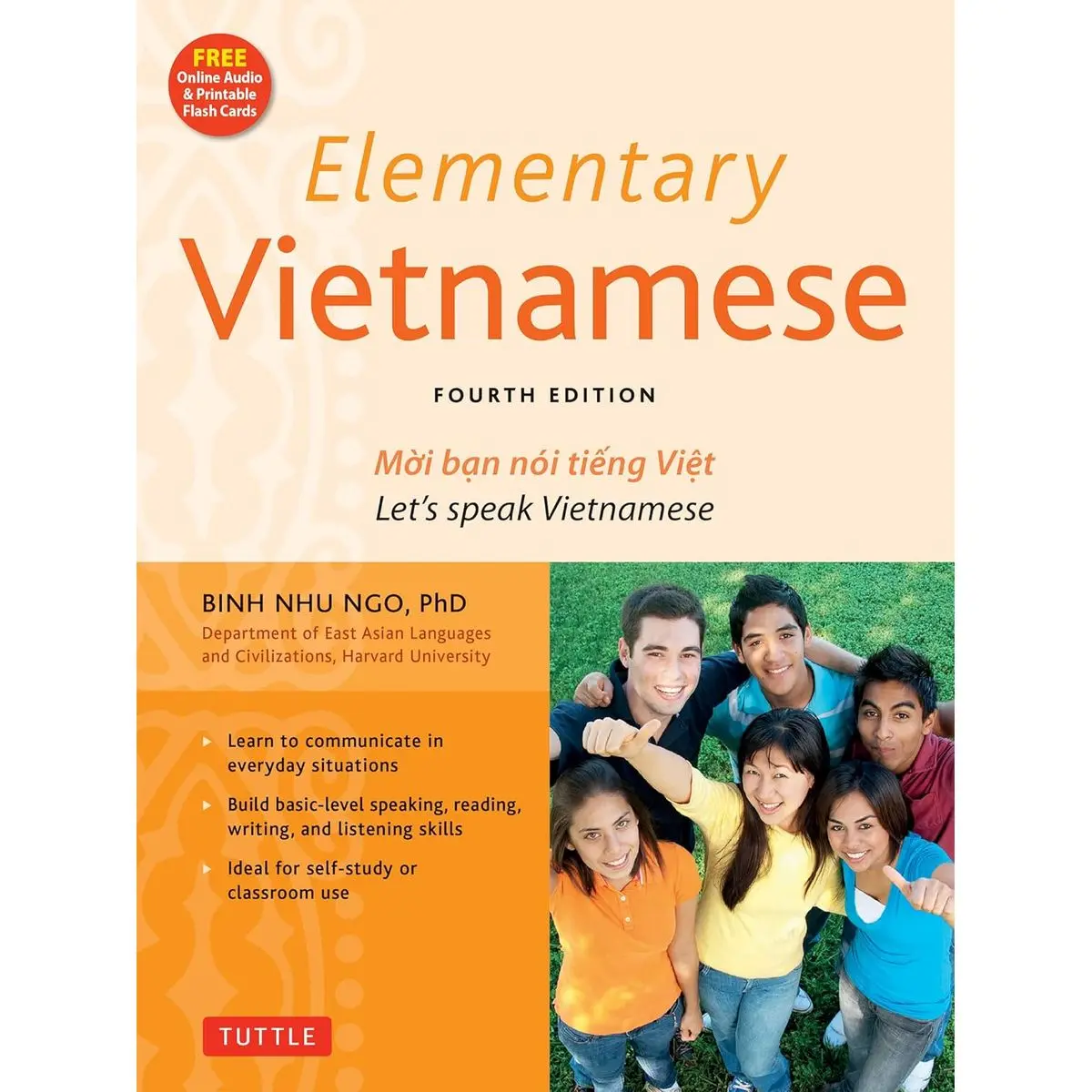 Elementary Vietnamese: Let's Speak Vietnamese, Revised and Updated Fourth Edition (Free Online Audio and Printable Flash Cards) Paperback – December 6, 2022