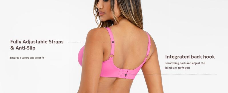 FeelinGirl FeelSoft Minimizer Bras for Women Comfort Underwire Balconette Bras Plus Size Full Coverage No Padded Seamless Everyday Bras Womenswear Comfortable Springtok