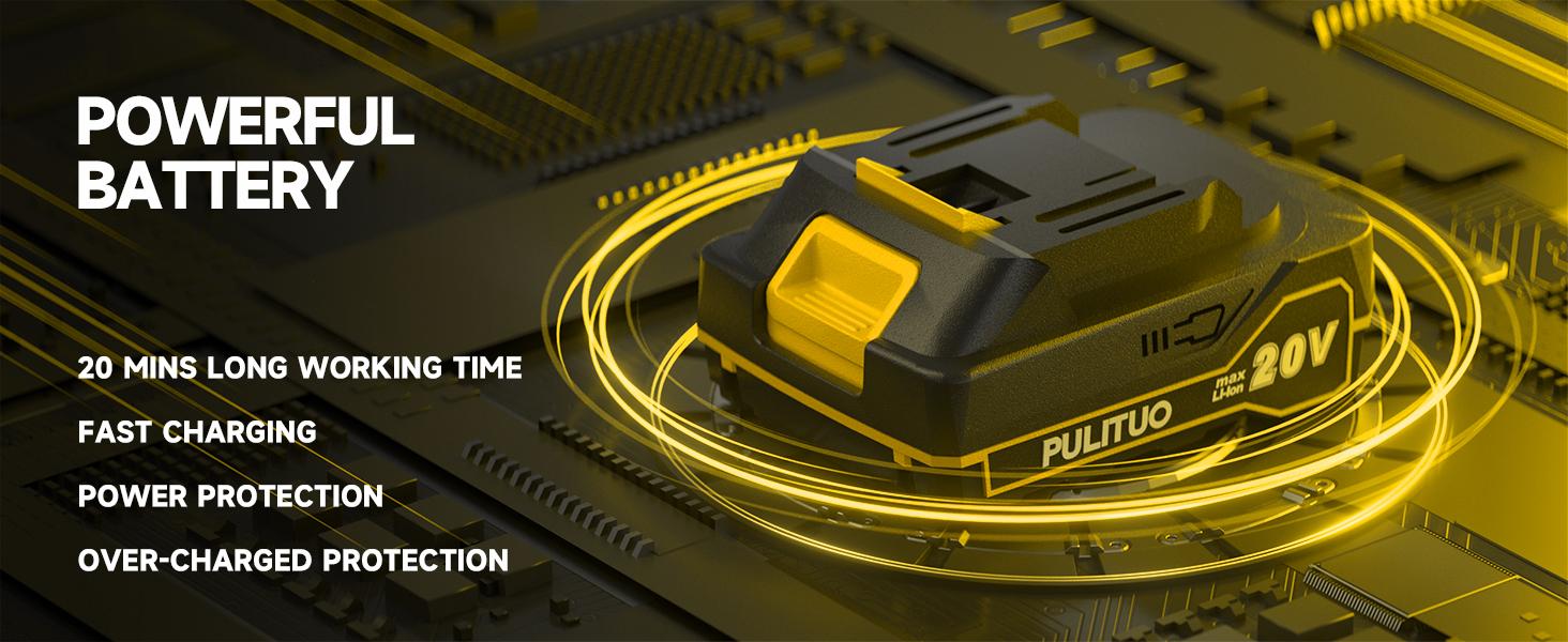 PULITUO 6 Inch Electric Chainsaw Cordless, Small Battery Powered Chainsaw, Lightweight Handheld Chain Saw, for Tree Branches, Wood Cutting, Pruning PULITUO 6 Inch Electric Chainsaw Cordless, Small Battery Powered Chainsaw, Lightweight Handheld Chain Saw, for Tree Branches, Wood Cutting, Pruning