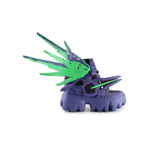 SOURSOP 04 S4 Goblin Purple Platform Sneakers