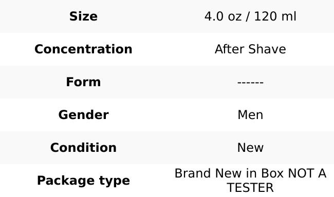 Jovan Musk Aftershave by Jovan cologne for men 4.0 / 4 oz New in Box