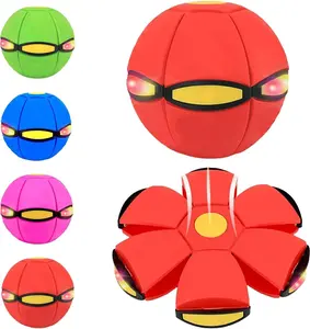 Children Bouncing Ball, Magic Ball, Dual Form Freely Switchable, Parent-Child Interaction, with 6 Light for Kid