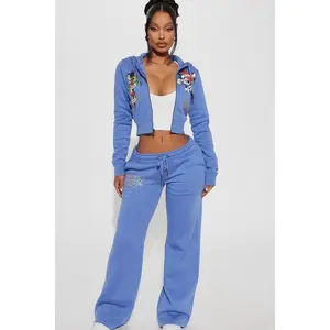 Ed Hardy Love Kills Pant Set - Blue E