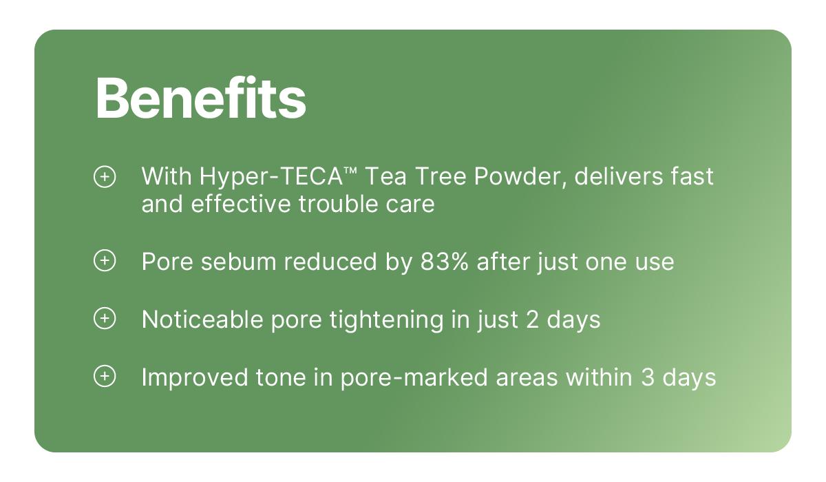 [Centellian24] Madeca Powder Teatree AC |  Calming & Soothing for Oily & Sensitive Skin | Pore-Clearing + Smoother Skin | Blemish Reduction, Pore Refining, Instant Results | Hydrocolloid Patches| Korean Skincare | 6g