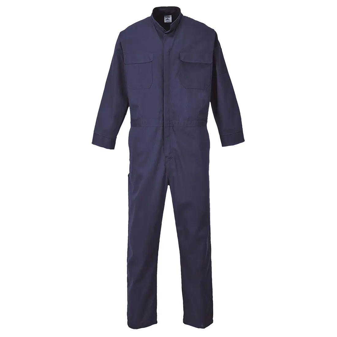 Portwest FR94RBRS Iona Men's Bizflame Certified FR Coveralls, Flame Resistant Menswear Uniforms with Reflective Tape and 8 Pockets - Royal, Small