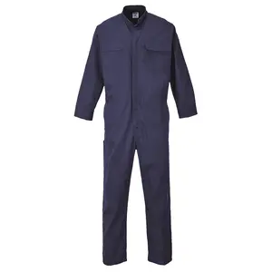 Portwest FR94RBRS Iona Men's Workwear Coverall, Bizflame 88/12 Flame Resistant Fabric with Reflective Tape and 8 Pockets, Royal, Small