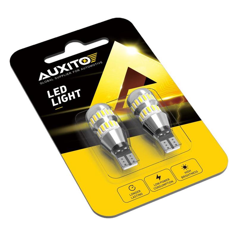 AUXITO 912 921 LED Bulbs for Backup Reverse Light Bulbs, 42-SMD 400% Brighter, 6000K White, Non-polarity 906 W16W T15 921 LED Bulb Direct Back Up Parking Light Replacement Lamp, Pack of 2