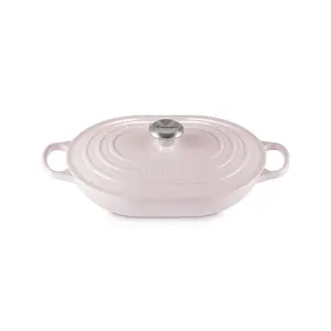 Le Creuset Enameled Cast Iron Signature Oval Casserole with Lid, 3.75 qt.