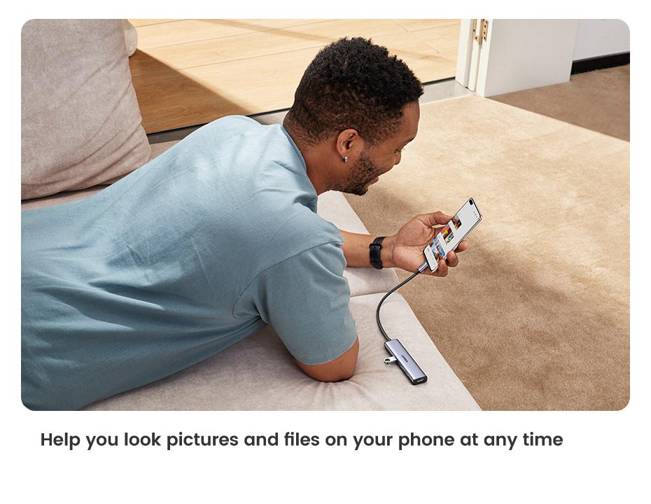 UGREEN 5in1 USB C Hub Type C to PD 100W Power Delivery, 4K@30Hz HDMI,  3 USB-A 5Gbps Data Ports, Type C Multiport Adapter for Macbook Air Pro, iPad Pro, XPS, Computer Accessories（HDMI Cable Not Included),Tiktokshopstockup