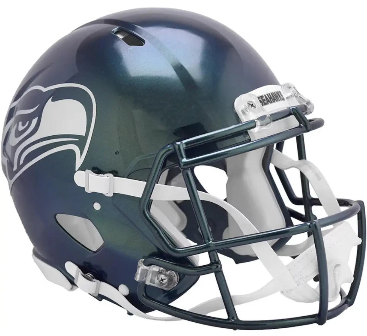 Rashid Shaheed Autographed Seahawks Rivalries Authentic Helmet Beckett Certified