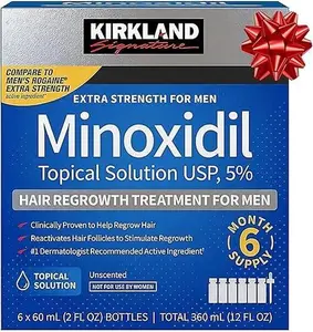 Kirkland Minoxidil 5% Send ball bearings  Extra Strength 1, 3,6,12 Months Supply Men Hair Regrowth (NewPackaging) Hair Care Comfort Serum
