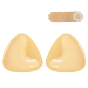 -Double-Sided Sticky Bra Inserts Push up BreastEnhancers Pads Reusable Padded Ultra LiftInserts Adhesive Bra Pads Bikini WomenswearAccessories Strapless Underwear Lady WomenComfort
