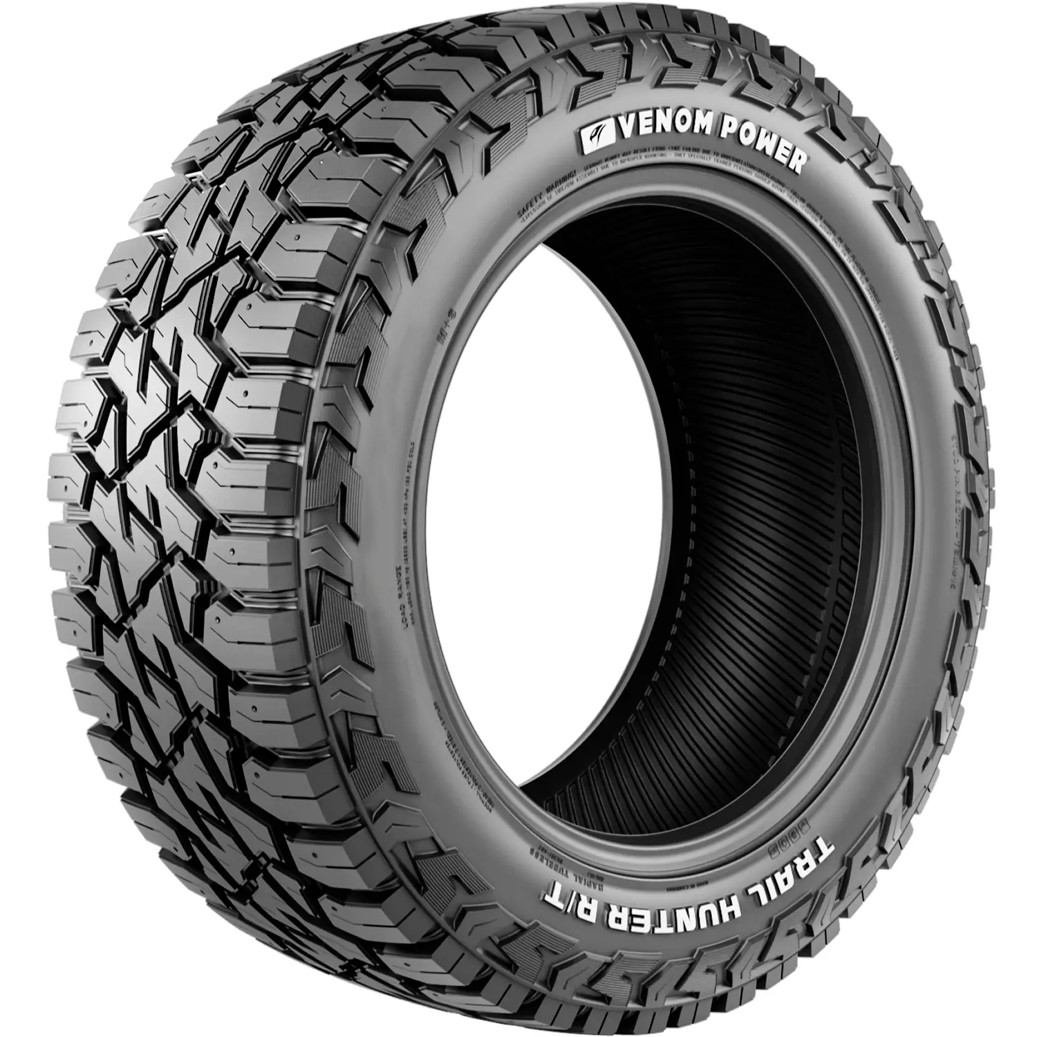 Tire Venom Power Trail Hunter R/T LT 37X13.50R20 12 Ply (RWL) Rugged Terrain