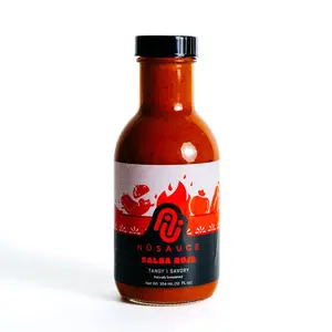 NüSauce Salsa Roja -  Roasted Tomatoes, Red Peppers with fiery habaneros & Earthy Spices for Rich Layered Flavor