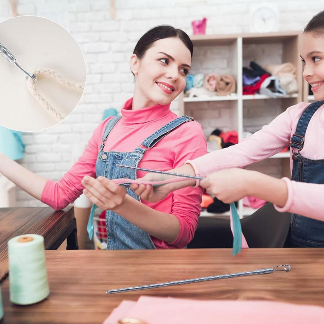 Spring Casual Wear Essential Drawstring Needle Threader Set - 6 pcs Replacement with Easy Tool for Hoodies 20 gauge