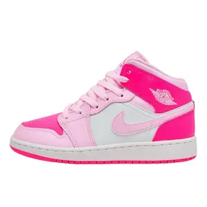 Nike Air Jordan Retro 1 Mid Barbie Pink Air DQ8423-661 GS & Women's Fashion Sneaker New