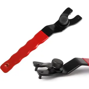 Adjustable Pin Wrench for Angle Grinder Machine,Grinder Spanner Wrench (Red) Adjustable Pin Wrench for Angle Grinder Machine,Grinder Spanner Wrench (Red)