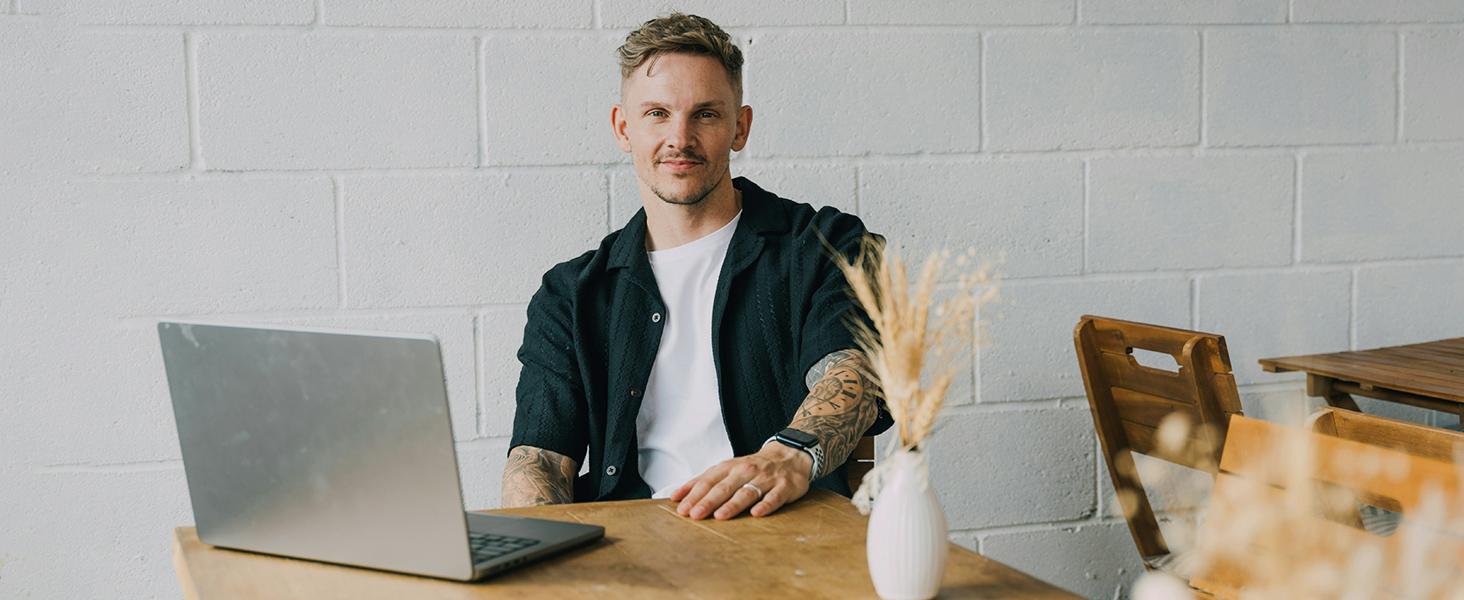 HOBIBEAR men's shoes wide-headed shoes spring and autumn lightweight soft-soled casual shoes, spacious and non-squeezing sneakers