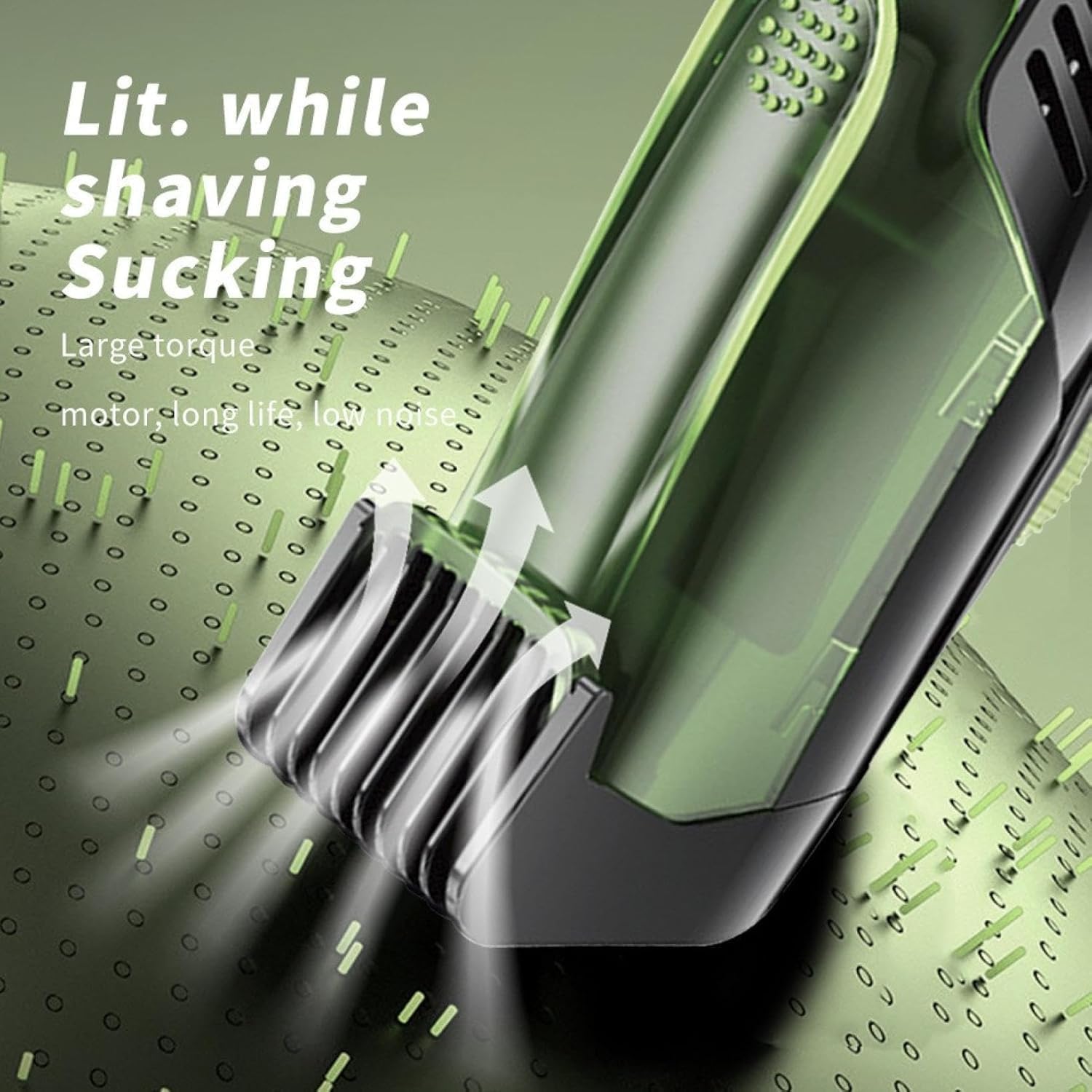【2026 Upgraded】 Beard Shaver Vacuum for Men,Built-in Vacuum Trimmer for Mustache, Facial Hair, Rechargeable, IPX6 Waterproof, 2 Comb, Comfort face 2in1 Electric Razor rechargeable men. love gift 【2026 Upgraded】 Beard Shaver Vacuum for Men,Built-in Vacuum Trimmer for Mustache, Facial Hair, Rechargeable, IPX6 Waterproof, 2 Comb, Comfort face 2in1 Electric Razor rechargeable men. love gift
