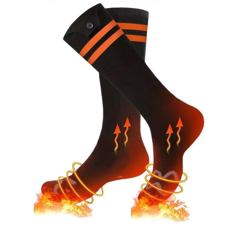 Winter Outdoor Heated Socks, Electric Heating Ski Warm Foot Warmer, Smart Temperature Control for Men & Women, Ideal for Cold Weather