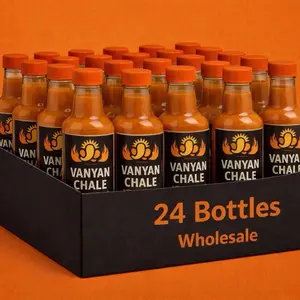 Vanyan Chale Hot Spicy Hot Sauce - 24 Bottles of Premium Pepper Flavor for Bold Flavor