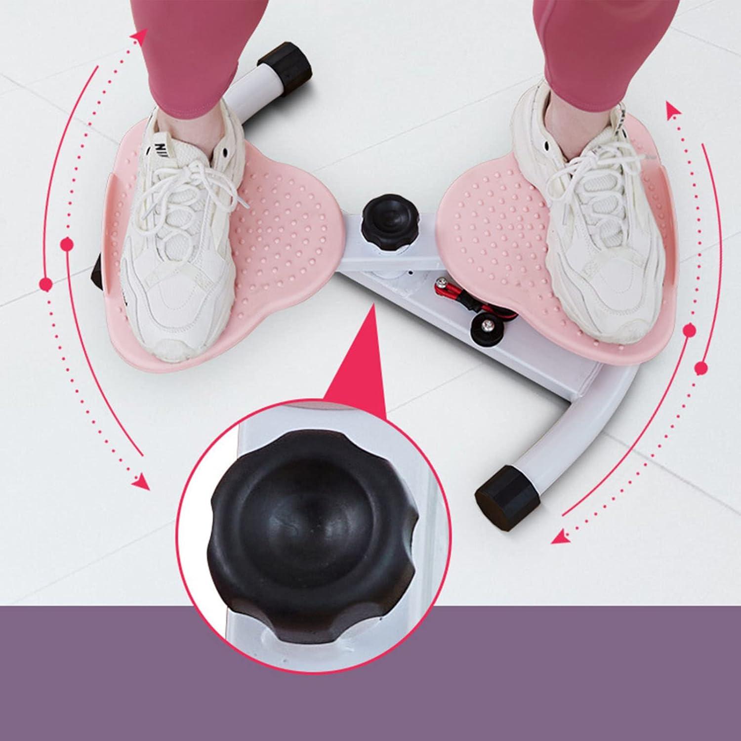 Waist Twist Machine Toned Abs Waist Twister Can Stand with Feet Apart Double Non-slip No Noise Use Exercise Equipment Abdominal Roller Workout