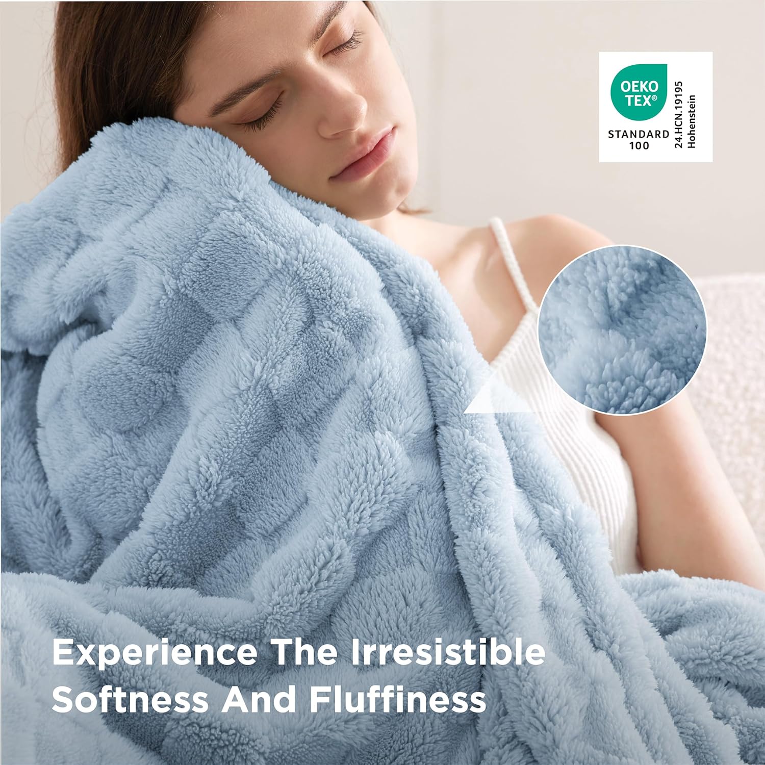 【Spring Glow Up】Bedsure GentleSoft  Throw Blanket for Couch - Checkered Fleece Blankets Gifts for Women Men Girls, Cute Soft Cozy Throw for Bedroom Home Decor Gifts, 50x60 Inches